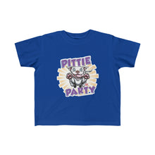 Load image into Gallery viewer, Kid&#39;s Fine Jersey Pittie Party Happy Pitbull Puppy Tee