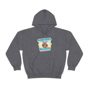 Cute Yellow Labrador Retriever Dog - Squirrel Patrol Puppy - Unisex Heavy Blend™ Hooded Sweatshirt