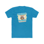 Excited Yellow Labrador Retriever Puppy Dog on a Men's Cotton Crew Tee
