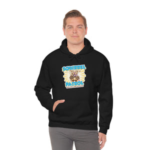 Cute Yellow Labrador Retriever Dog - Squirrel Patrol Puppy - Unisex Heavy Blend™ Hooded Sweatshirt