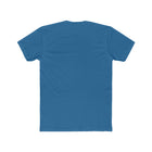Excited Yellow Labrador Retriever Puppy Dog on a Men's Cotton Crew Tee