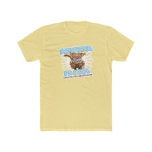 Load image into Gallery viewer, Chocolate Labrador Dog Squirrel Patrol - Men&#39;s Cotton Crew Tee