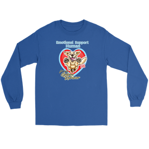 Emotional Support Human - Golden Retriever - Gildan Long Sleeve Tee