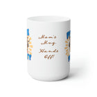 Mom's Mug - Red Nose Pittie Party Cute Happy Pit Bull Dog Ceramic Mug 15oz
