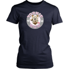 yorkie mom navy blue tshirt for yorkshire terrier dog lovers