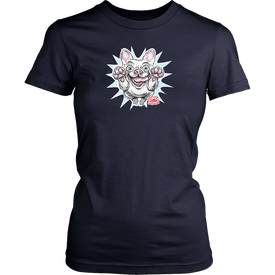 White French Bulldog - Frenchie - District Womens Shirt