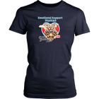 Emotional Support Human - Yellow Labrador Retriever - District Womens Shirt