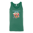 Emotional Support Human - Yellow Labrador Retriever - Canvas brand Unisex Tank