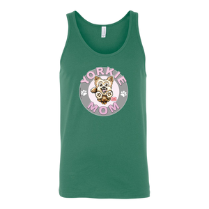 Yorkshire Terrier (Yorkie) Mom - Canvas brand Unisex Tank for the Yorkie Dog Lover