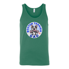 Load image into Gallery viewer, Boston Terrier Dad - Canvas Unisex Tank