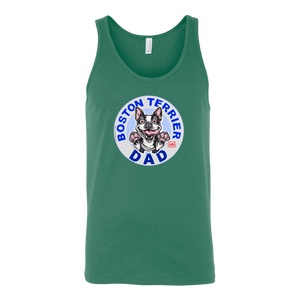 Boston Terrier Dad - Canvas Unisex Tank