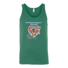 A green tank top with the original German Shepherd design by OMG You're Home