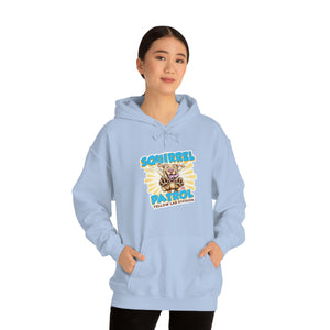 Cute Yellow Labrador Retriever Dog - Squirrel Patrol Puppy - Unisex Heavy Blend™ Hooded Sweatshirt