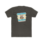 Excited Yellow Labrador Retriever Puppy Dog on a Men's Cotton Crew Tee