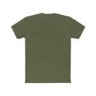 Excited Yellow Labrador Retriever Puppy Dog on a Men's Cotton Crew Tee