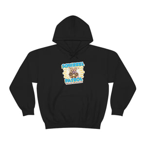 Cute Yellow Labrador Retriever Dog - Squirrel Patrol Puppy - Unisex Heavy Blend™ Hooded Sweatshirt