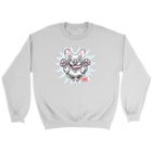 White French Bulldog - Frenchie Dog Lover's Crewneck Sweatshirt