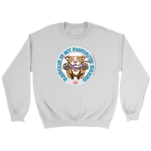 Load image into Gallery viewer, Rescue is my favorite breed sweatshirt - Red nose pit bull collection