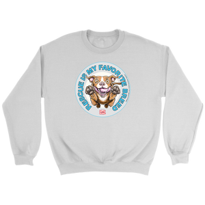 Rescue is my favorite breed sweatshirt - Red nose pit bull collection