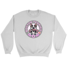 Load image into Gallery viewer, Boston Terrier Mom - Crewneck Sweatshirt