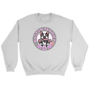 Boston Terrier Mom - Crewneck Sweatshirt