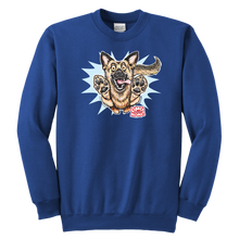 Load image into Gallery viewer, German Shepherd Youth Crewneck Sweatshirt