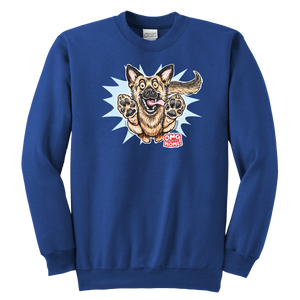 German Shepherd Youth Crewneck Sweatshirt