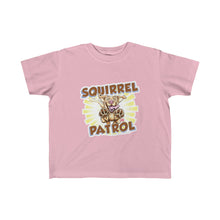 Load image into Gallery viewer, Cute Yellow Labrador Retriever Puppy Dog Squirrel Patrol - Kid&#39;s Fine Jersey Tee