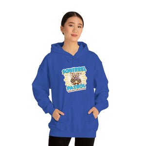 Cute Yellow Labrador Retriever Dog - Squirrel Patrol Puppy - Unisex Heavy Blend™ Hooded Sweatshirt