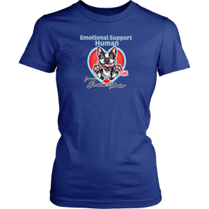 Emotional Support Human - Boston Terrier Shirt for Bostie Lovers