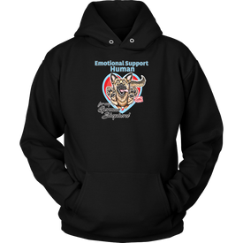 Emotional Support Human - German Shepherd - Unisex Hoodie