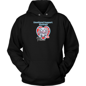 Emotional Support Human - Blue Nose Pitbull - Unisex Hoodie