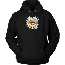 Load image into Gallery viewer, black Unisex Hoodie featuring the OMG Fawn French Bulldog - Frenchie 