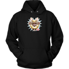 black Unisex Hoodie featuring the OMG Fawn French Bulldog - Frenchie 