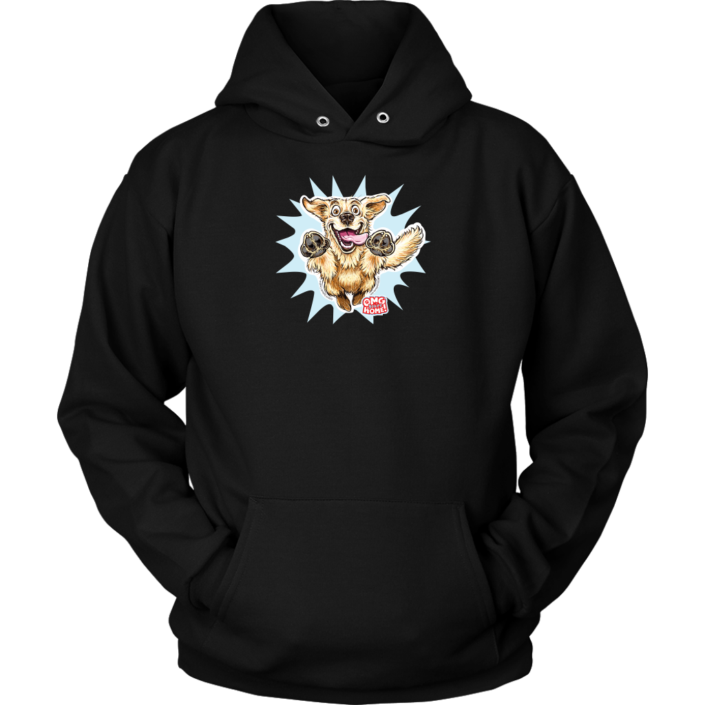 OMG Golden Retriever Unisex Hoodie