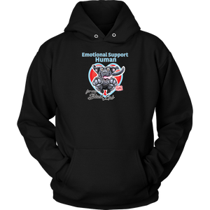 Emotional Support Human - Black Labrador Retriever - Unisex Hoodie