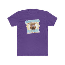 Load image into Gallery viewer, Chocolate Labrador Dog Squirrel Patrol - Men&#39;s Cotton Crew Tee