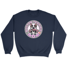 Load image into Gallery viewer, Boston Terrier Mom - Crewneck Sweatshirt