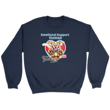 Load image into Gallery viewer, Emotional Support Human - Yellow Labrador Retriever - Crewneck Sweatshirt