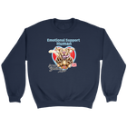 Emotional Support Human - Yellow Labrador Retriever - Crewneck Sweatshirt