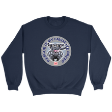 Load image into Gallery viewer, Rescue is My Favorite Breed - Black Labrador Crewneck Sweatshirt