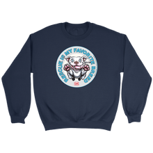 Load image into Gallery viewer, Rescue is my favorite breed - White Staffy Crewneck Sweatshirt