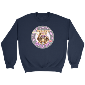 Yellow Labrador Retriever Mom -  Crewneck Sweatshirt