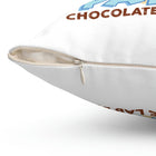 Cute Chocolate Labrador Retriever Dog Squirrel Patrol - Spun Polyester Square Pillow