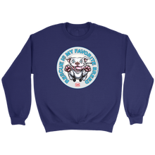 Load image into Gallery viewer, Rescue is my favorite breed - White Staffy Crewneck Sweatshirt