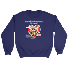 Load image into Gallery viewer, Emotional Support Human - Yellow Labrador Retriever - Crewneck Sweatshirt