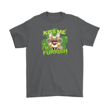 Load image into Gallery viewer, Kiss me I&#39;m furrish - Frenchie - Gildan Mens T-Shirt