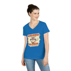 Playful Golden Retriever Puppy - Squirrel Patrol Ladies' V-Neck T-Shirt