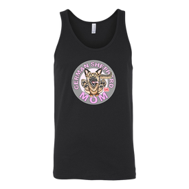 German Shepherd Mom - Canvas brand Unisex Tank