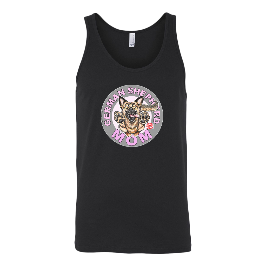 German Shepherd Mom - Canvas brand Unisex Tank